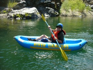inflatable kayaking